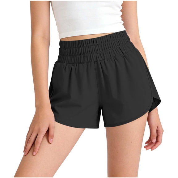 Lutiedan Girls Tennis Shorts Elastic Waist Athletic Workout Running Shorts Summer Casual Lightweight Active Shorts 4-15 Years