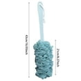 thumbnail image 2 of Extended Reach Bath Brush for Back Scrubbing and Exfoliation Long Handle Design Ideal for Adults Home Spa and Shower, 2 of 7