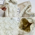 thumbnail image 2 of Kukuzhu Quilted Tote Bag for Women, Soft Puffer Tote Bag Lightweight Designer Cloud Pleated Hobo Bags with zippers, 2 of 7