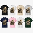 thumbnail image 4 of Skeleton Hugging Cat Graphic T-Shirt, Unisex Classic Fit Cotton Tee, 4 of 8