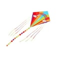 thumbnail image 4 of Cometa de diamante arcoíris de una sola línea, fácil de volar, juguetes para exteriores, línea de 328 pies, asa incluida para patio de vacaciones,, 4 of 8
