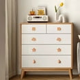 thumbnail image 2 of Thinsony Easy To Install Wood Cabinet Knobs Set Versatile Style Wide Application Cartoon Wooden Drawer Knobs Moon 1Set, 2 of 6