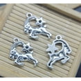 thumbnail image 6 of U8MO 6/20/50X Retro Capricorn Constellation Alloy Charms Pendant Jewelry DIY 25*21mm-6pcs, 6 of 8