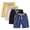 D, variant on UACY Boys 4 Packs Shorts Cotton Linen Athletic Shorts Girls Summer School Basketball Sports Pants Elastic Waist Casual Pants