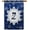 37, variante sur Monogramme Flocon de Neige d'Hiver Bienvenue Drapeau de Maison Décoratif Lettre Initiale Bannière de Décoration de Neige pour Intérieur et Extérieur 28x40 Pouces Double Face