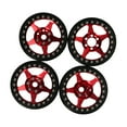 thumbnail image 2 of Yeacher Metal Wheel Rim Beadlock Wheel Rims Hub 4pcs Compatible with AXIAL SCX10 90046 traxxas, 2 of 7