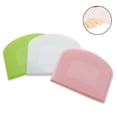 thumbnail image 2 of Hariumiu Cake Scraper Icing Edge Smoother DIY Pastry Cutter Fondant Spatula Baking Tool-Pink, 2 of 8