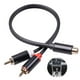 thumbnail image 4 of Divisor Macho Cable Auxiliar Divisor De Auriculares Cable De Audio Rca Adaptador De Conector Cable De Audio Estéreo De Alto Rendimiento Para Altavoz De Auriculares De Audio,0.3M / 11.79 Pulgadas seitruly VI006005-00, 4 of 7
