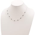thumbnail image 4 of Sterling Silver 9-Station Red Cz Necklace (18 X 5) Made In China qg2646-18, 4 of 5