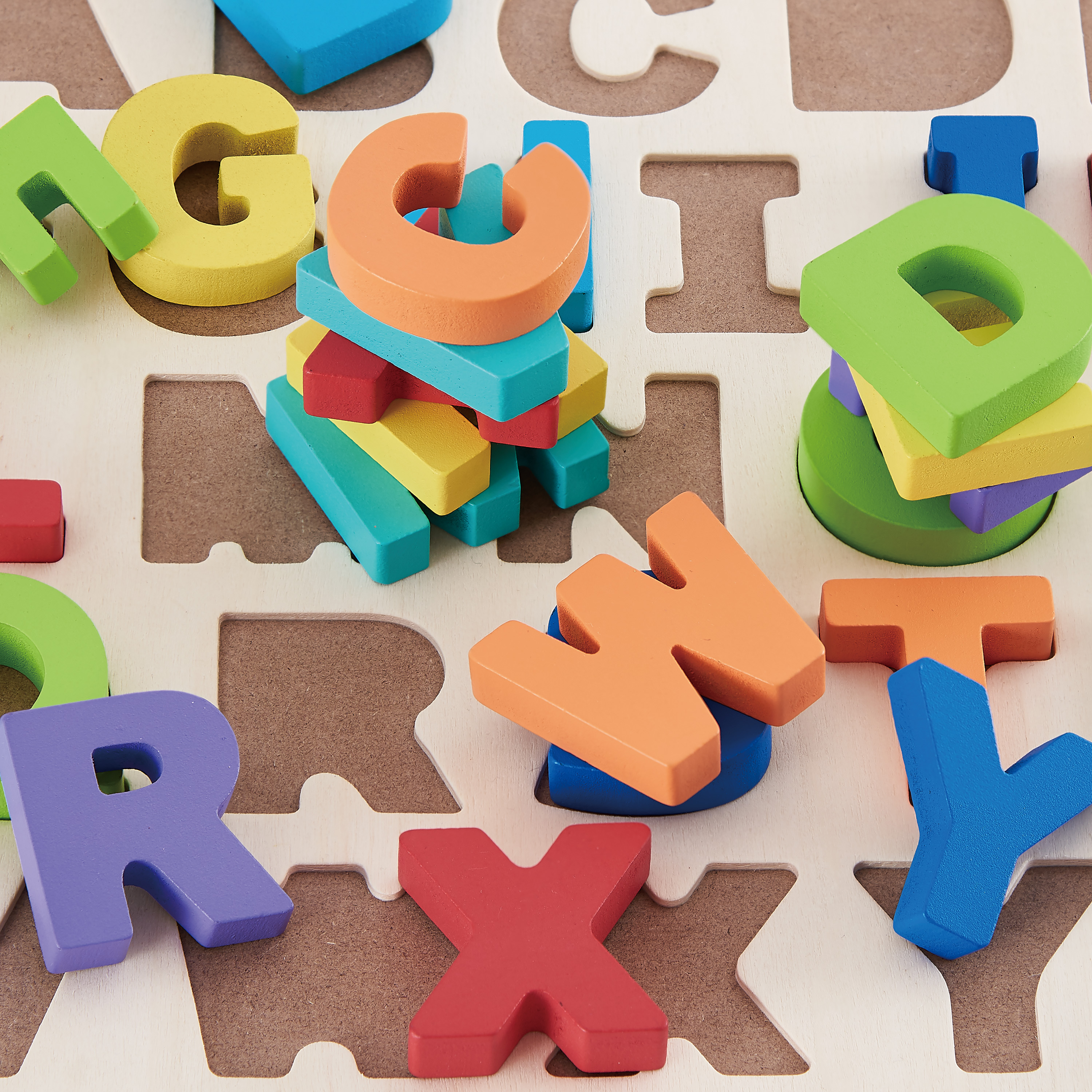 Spark. Create. Imagine Alphabet Puzzle Wooden Puzzle for Ages 18 Months to 70 Months - image 4 of 6