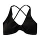 thumbnail image 1 of Sujetador deportivo con espalda abierta para mujer, con tirantes, para yoga y running, poliéster/spandex, sujeción media, S-XL, 1 of 6