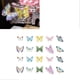 thumbnail image 1 of 20 Sheets Laser Butterfly Stickers Holographic Glitter Butterfly Decal Decorative Scrapbook Sticker for Photo Albums, 1 of 3