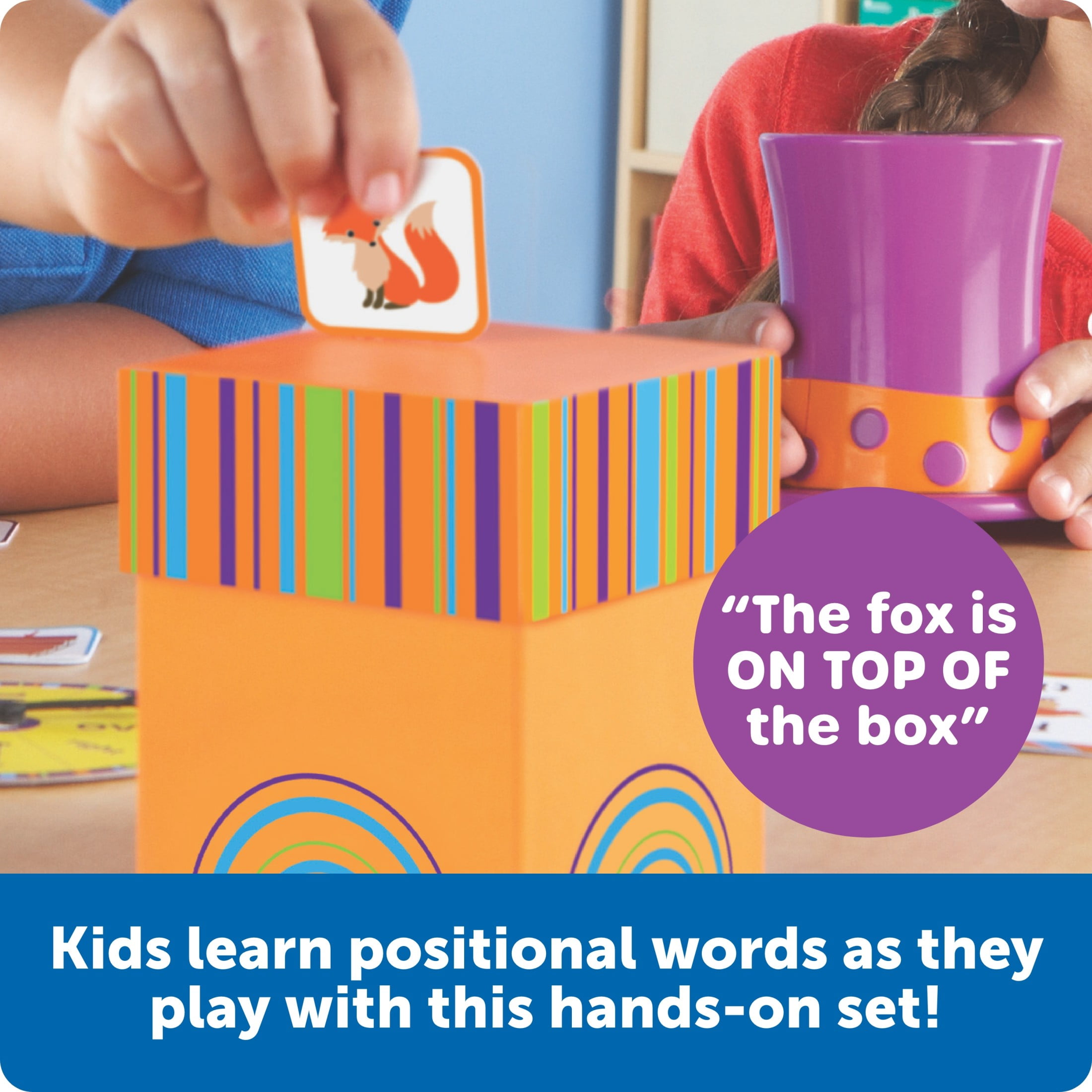 Learning Resources Fox In The Box Word Activity Set Montessori Language, Ages 4+