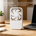 thumbnail image 3 of Portable Desk Rechargeable Quiet Mini with Airflow USB Small Desktop for Office Dorm Travel, 3 of 7