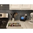thumbnail image 2 of Cookies with Santa Claus Glass Cutting Board Large 12 in x 15 in, 2 of 5
