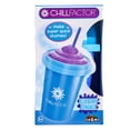thumbnail image 1 of Cra-Z-Art ChillFactor Original Slushie Maker Cup, DIY Magic Slushy Maker Squeeze Cup, Super Quick Smoothie Squeeze Cup para batidos, jugos, taza de doble capa con tapa y cuchara, azul, 1 of 5