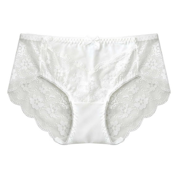 Censtreet 1 Pcs Seamless Underwear for Women No Show Ice Silk Bikini Breathable Hipster Wavy Sides Invisibles Panties