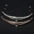 thumbnail image 4 of ETHZZLE Girl Tiara Bridal Tiara Rhinestone Crown Golden Zinc Alloy 1Set, 4 of 8