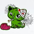 thumbnail image 2 of CafePress - Zombie Kitty Whole Body Suit - Long Sleeve Cotton Baby Bodysuit, 2 of 4
