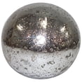 thumbnail image 2 of A&B Home 12" Hammered Metallic Silver Glass Sphere Ball, 2 of 2
