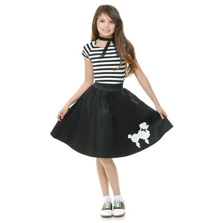 - Poodle Dress Child Costume Black - X-Small