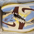 thumbnail image 2 of Maison Chateau Rouge x Jordan 1 Mid SE 'Fearless' Taille Homme 11, 2 of 5