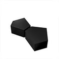 thumbnail image 6 of Dasun Nesting Coffee Table Set of 2, Geometric Coffee Table, Side Table, Irregular Pentagon Center Table Set for Living Room, Bedroom, Black, 6 of 7