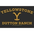 thumbnail image 2 of Women's Yellowstone Small Yellow Pocket Dutton Ranch Brand  Graphic T-Shirt, 2 of 4