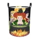thumbnail image 1 of Cesta de almacenamiento grande Hocus Pocus, cesto para ropa sucia, baño, decoración del hogar, cesto de almacenamiento redondo plegable, cesto para niños y niñas, cajas, ropa M, 1 of 8