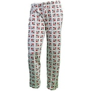 I Love NY Lounge Pants Pajama Bottoms New York Sleepwear White, XL