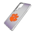 thumbnail image 2 of Clemson Tigers Linen Logo Galaxy Clear Case, 2 of 6