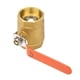 thumbnail image 4 of Válvula de cierre, 1 pieza DN40 1-1/2"BSP Válvula de bola de latón de latón Válvula de bola creada magistralmente Jadeshay A, 4 of 8