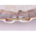 thumbnail image 6 of HeartsAndYou 1ct Natural Yellow Citrine Half Eternity Wedding Band Ring 14k SOLID White Gold, 6 of 9