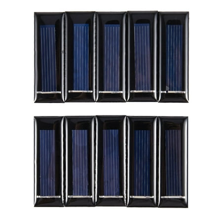 

10Pcs Mini Solar Panel New 0.5V 100mA Solar Cells Photovoltaic panels Module battery charger DIY 53*18*2.5mm