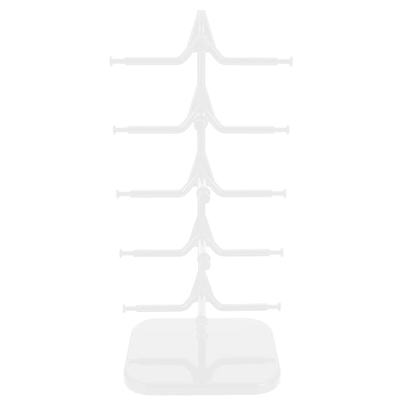 WINOMO 1Set White Plastic Sunglasses Display Rack for Glasses Display Stand 35X17X13CM
