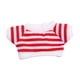 thumbnail image 5 of Muñeca de peluche con cuello redondo Perfecl camiseta manga corta 17 cm 6,69 rojo, 5 of 8