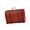 Retro Red, variant on Elegant Old Styles European Travel Case Practical Sturdy Leather Storage Box for Daily Use and Home Decoration
