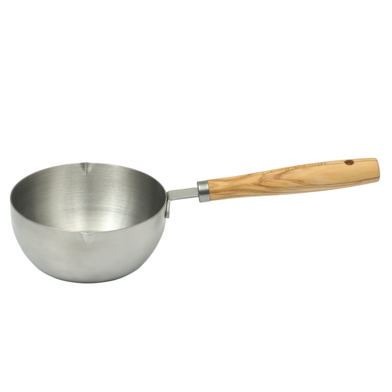 The Pioneer Woman 4-Piece Stainless Steel Measuring Cups with Olivewood Handles