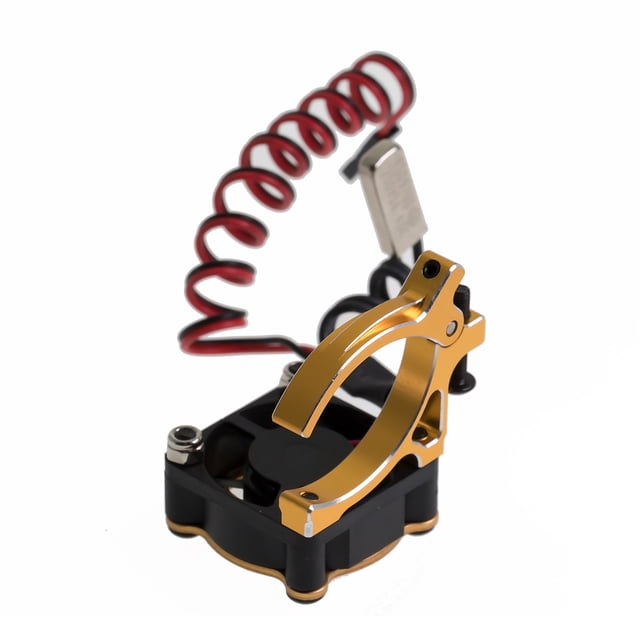 Vogacara Ventilador de refrigeración para coche RC, radiador enfriador de Motor para vehículo, sistema Interior, accesorios de automóvil, reemplazo Kits de construcción modelo Oro Vogacara FN000842-03