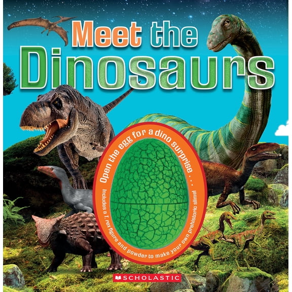 Meet the Dinosaurs (Meet the Book with Dinosaur Toy and Slime), (Hardcover)