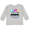 thumbnail image 3 of Inktastic I'm Just Here for the Sweets with Spun Sugar Candy Boys or Girls Long Sleeve Toddler T-Shirt, 3 of 5