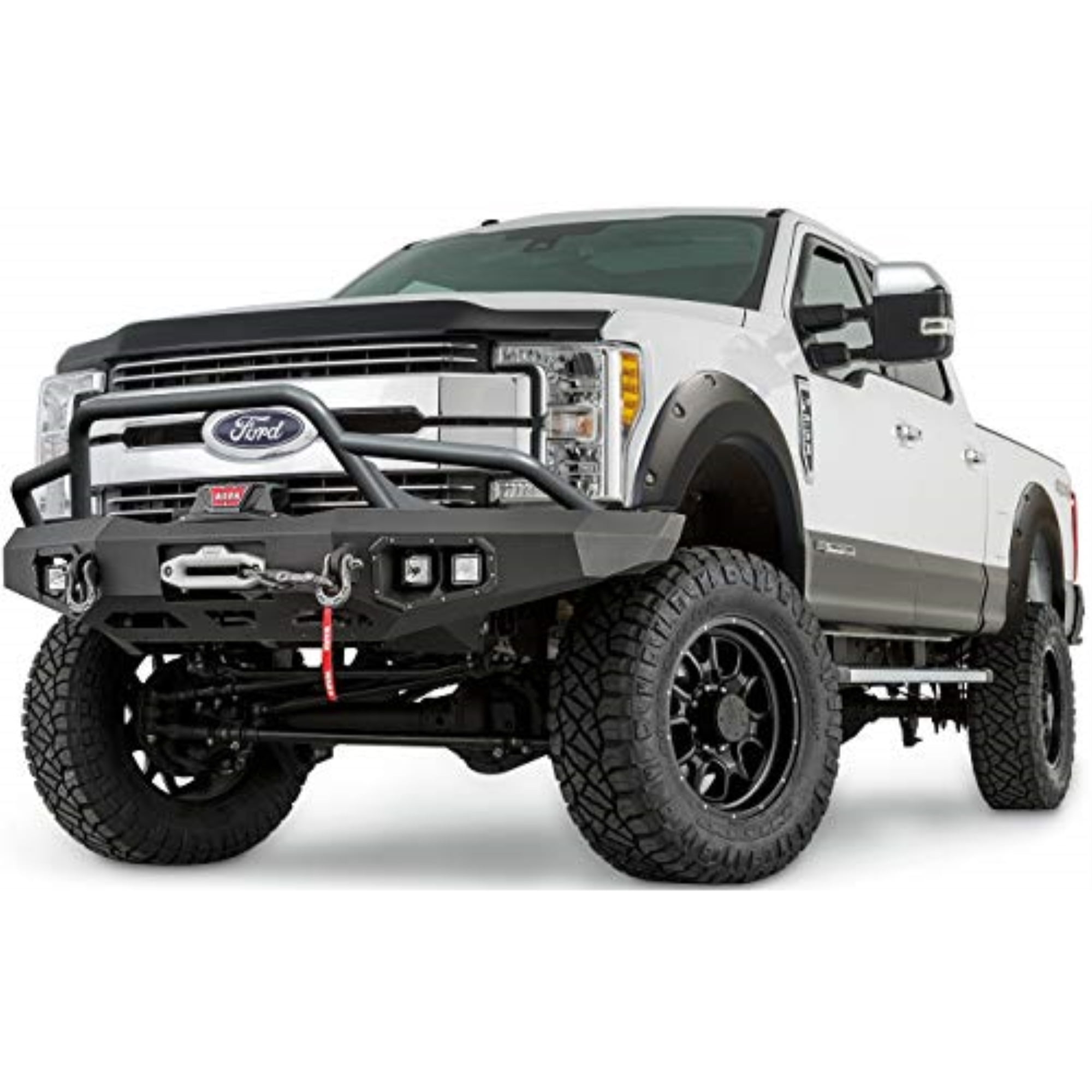 Warn 102021 4X Fender Flare Kit (Black) For 20172018 Ford F250