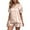 Rose Gold, variant on Kureaily Short Sleeve Ice Silk Pajama Soft Pjs Lounge Sets