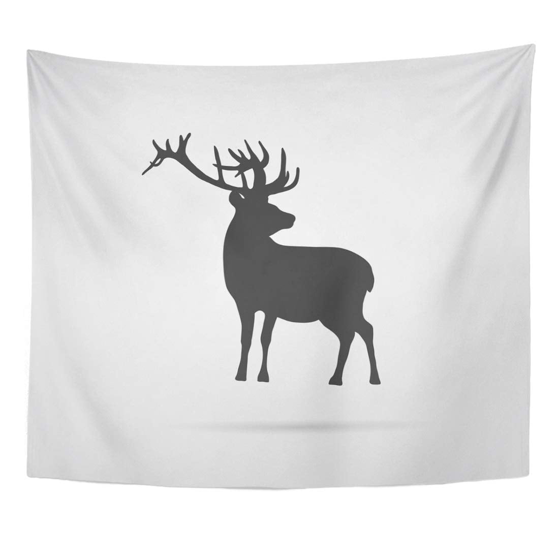ZEALGNED White Elk Gray Silhouette Deer for World Environment Day and