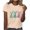 Khaki, variant on Hfnxid Easter Shirts for Women Colorful Floral Funny Rabbit Graphic T-Shirts Outdoor Happy Easters Day Tops Outdoor Daily Tees Khaki XL