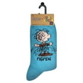 thumbnail image 4 of Cool Socks – Peanuts Pigpen Crew Socks – Official Charlie Brown Cartoon Merch – Large Size Cotton, 4 of 4