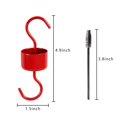 thumbnail image 3 of ShenMo Yard Decorative Water Feeder Four Loads Anti - Ant Hook Black Metal Hummingbird Feeder Garden, 3 of 5