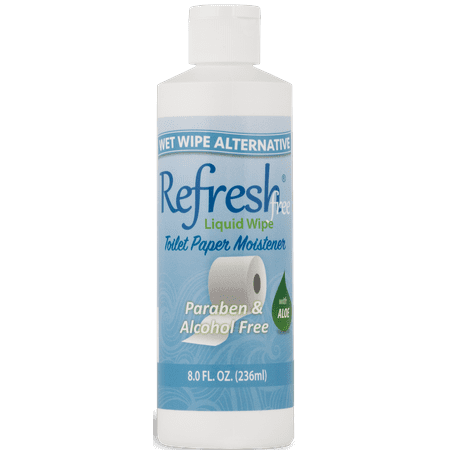 Refresh Liquid Wipe Free: Toilet Paper Foam. Eco-Friendly Wet Wipe Alternative. Sensitive Skin Formula. 8 fl oz Dispenser Refill - 1 Pack
