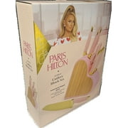 Paris Hilton 10-Piece Stainless Steel Kitchen Knife Set with Heart-Shaped Block, Pink