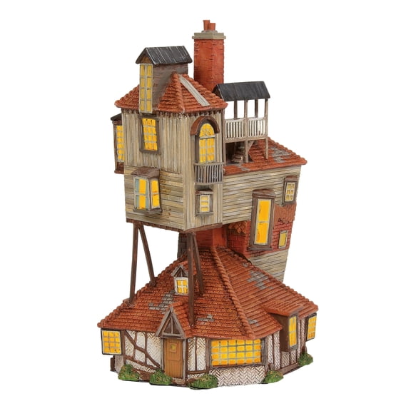 Department 56 Harry Potter Village The Burrow Lit Building Figurine 9.1in H